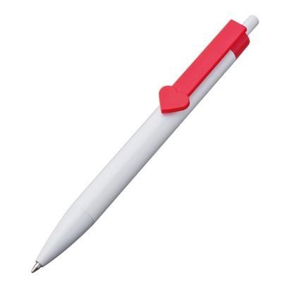 Branded Promotional BALL PEN DUIVEN in Red Pen From Concept Incentives.