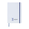 Branded Promotional WHITENOTE A5 NOTE BOOK in Blue Note Pad From Concept Incentives.