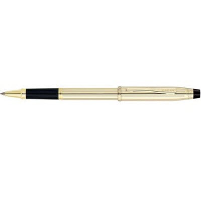 Branded Promotional CROSS CENTURY II 10 CARAT ROLLED GOLD ROLLERBALL PEN Pen From Concept Incentives.