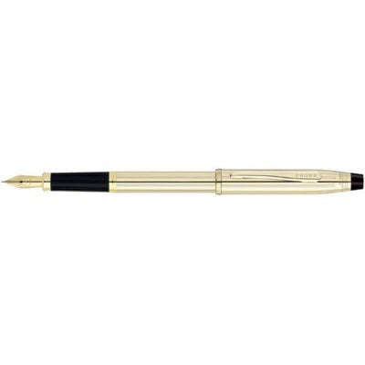 Branded Promotional CROSS CENTURY II 10 CARAT ROLLED GOLD FOUNTAIN PEN Pen From Concept Incentives.