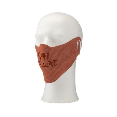 Branded Promotional COOL MASK FACE COVERING in Red Face Mask From Concept Incentives.