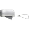 Branded Promotional SELF CHARGER KINETIC DYNAMO TORCH in Translucent Frosted Silver Torch From Concept Incentives.