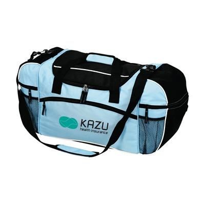 Branded Promotional ALLROUNDBAG LARGE SPORTS BAG HOLDALL in Light Blue Bag From Concept Incentives.