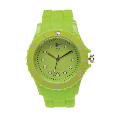 Branded Promotional TREND QUARTZ WATCH in Green Watch From Concept Incentives.