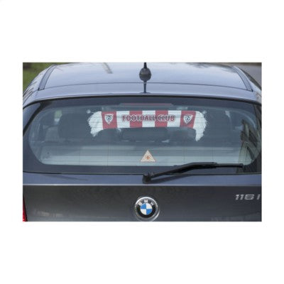 Branded Promotional SUPPORTER CAR SCARF SUBLIMATION in Black Scarf From Concept Incentives.