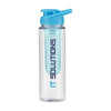 Branded Promotional TROPICAL DRINK WATER BOTTLE in Blue Sports Drink Bottle From Concept Incentives.