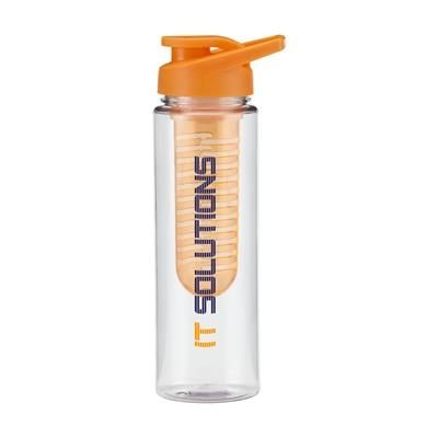 Branded Promotional TROPICAL DRINK WATER BOTTLE in Orange Sports Drink Bottle From Concept Incentives.