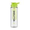 Branded Promotional TROPICAL DRINK WATER BOTTLE in Lime Sports Drink Bottle From Concept Incentives.