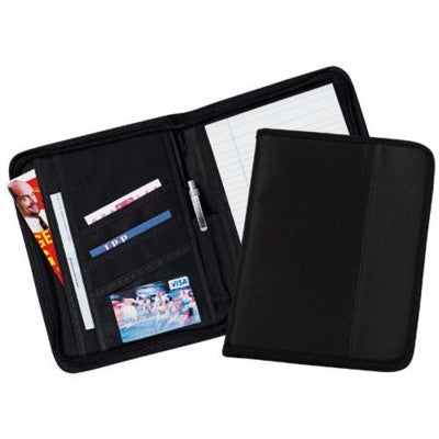 Branded Promotional NOTO DOCUMENT CONFERENCE FOLDER in Black Conference Folder From Concept Incentives.