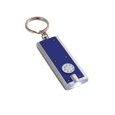 Branded Promotional KEYHOLDER with Light Including Battery Torch From Concept Incentives.