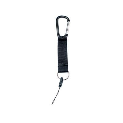 Branded Promotional CARABINER with Mobile Phone Keyring From Concept Incentives.