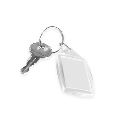 Branded Promotional TRANSLUCENT KEYRING with Photo Frame Keyring From Concept Incentives.