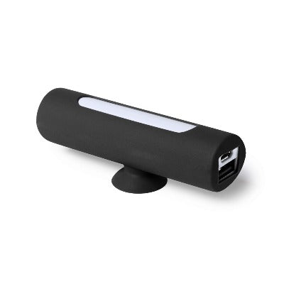 Branded Promotional KHATIM USB POWER BANK Charger in Black From Concept Incentives.