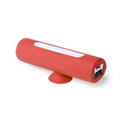 Branded Promotional KHATIM USB POWER BANK Charger in Red From Concept Incentives.