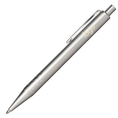 Branded Promotional NEW YORK BALL PEN in Silver Pen From Concept Incentives.