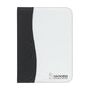 Branded Promotional PERUGIA A4 DOCUMENT FOLDER in Black & White Document Wallet From Concept Incentives.