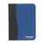 Branded Promotional PERUGIA A4 DOCUMENT FOLDER in Black & Blue Document Wallet From Concept Incentives.