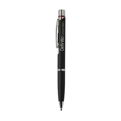 Branded Promotional ROTRING MADRID PEN in Black Pen From Concept Incentives.