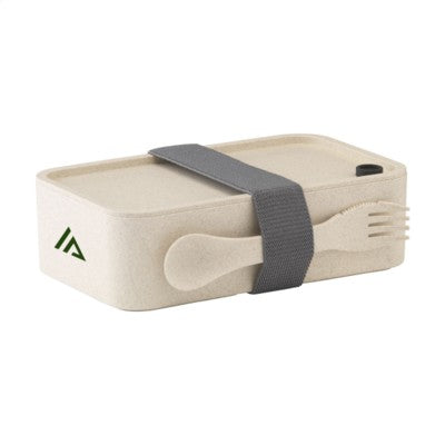 Branded Promotional BENTO ECO MEAL BOX WHEAT STRAW LUNCH BOX in Natural Lunch Box From Concept Incentives.