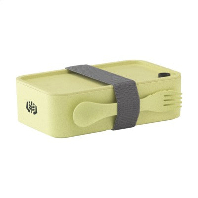 Branded Promotional BENTO ECO MEAL BOX WHEAT STRAW LUNCH BOX in Green Lunch Box From Concept Incentives.