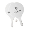 Branded Promotional BEACHTENNIS BEACH GAME in White Beach Game From Concept Incentives.