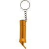 Branded Promotional METAL BOTTLE OPENER KEYRING TORCH LIGHT in Orange Bottle Opener From Concept Incentives.