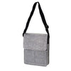 Branded Promotional CITYBAG SHOULDERBAG in Grey Bag From Concept Incentives.