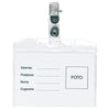 Branded Promotional PORTABADGE with Clip Pull Reel Pass Holder From Concept Incentives.