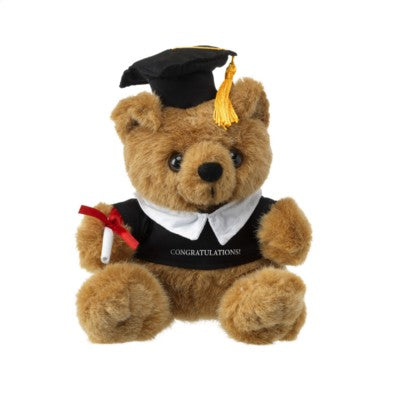 Branded Promotional PROF BEAR in Brown Soft Toy From Concept Incentives.