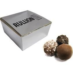 Branded Promotional FOUR CHOCOLATE BOX Chocolate From Concept Incentives.