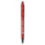 Branded Promotional BARON EXTRA RETRACTABLE PLASTIC BALL PEN in Solid Red Pen From Concept Incentives.