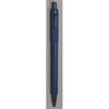 Branded Promotional BARON EXTRA RETRACTABLE PLASTIC BALL PEN in Solid Dark Blue Pen From Concept Incentives.