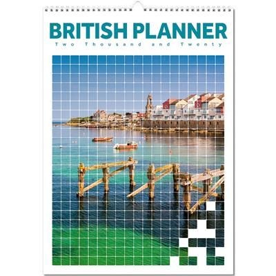 Branded Promotional BRITISH PLANNER OPTIMA WALL 12 LEAF CALENDAR Calendar From Concept Incentives.