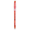 Branded Promotional BARON ICE RETRACTABLE PLASTIC BALL PEN in Red Pen From Concept Incentives.