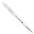 Branded Promotional BARON ICE RETRACTABLE PLASTIC BALL PEN in Clear Transparent White Pen From Concept Incentives.