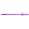 Branded Promotional BARON ICE RETRACTABLE PLASTIC BALL PEN in Lilac Pen From Concept Incentives.