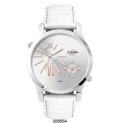 Branded Promotional ROSE GOLD SILVER DIAL STYLISH UNISEX WATCH Watch From Concept Incentives.