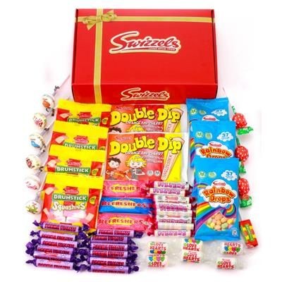 Branded Promotional PERSONALISED RETRO SWEET HAMPER 500G Sweets From Concept Incentives.