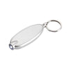 Branded Promotional LED KEYRING TORCH LIGHT SILVER Torch From Concept Incentives.