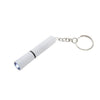 Branded Promotional MICRO TORCH KEYRING in White Torch From Concept Incentives.