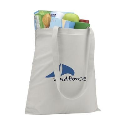 Branded Promotional SHOPPYBAG (180 G) LONG HANDLES COTTON BAG Bag From Concept Incentives.
