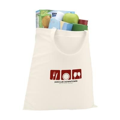 Branded Promotional SHOPPYBAG (180 G) SHORT HANDLES COTTON BAG Bag From Concept Incentives.