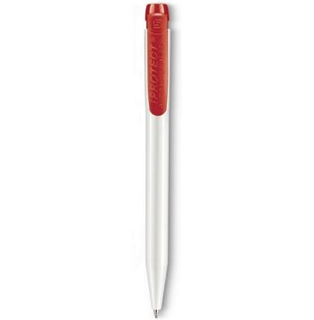 Branded Promotional IPROTECT PUSH BUTTON PLASTIC BALL PEN Pen From Concept Incentives.