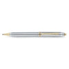 Branded Promotional CROSS TOWNSEND BALL PEN in Silver Chrome & Gold Pen From Concept Incentives.