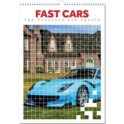 Branded Promotional FAST CARS OPTIMA WALL 12 LEAF CALENDAR Calendar From Concept Incentives.