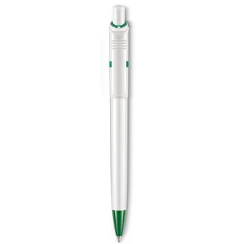 Branded Promotional DUCAL FT PUSH BUTTON PLASTIC BALL PEN Pen From Concept Incentives.