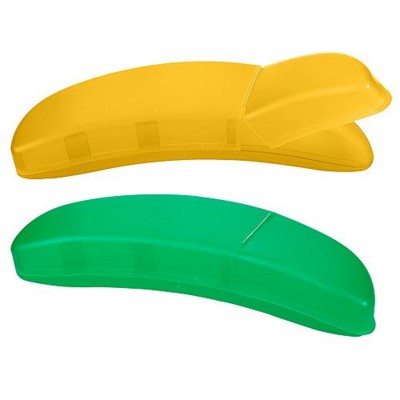 Branded Promotional PLASTIC BANANA STORAGE BOX Fruit Case From Concept Incentives.