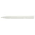 Branded Promotional S40 GRIP FT PUSH BUTTON PLASTIC BALL PEN in Solid White with White Fittings Pen From Concept Incentives.