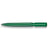 Branded Promotional S40 EXTRA PUSH BUTTON PLASTIC BALL PEN in Solid Green with Black Fittings Pen From Concept Incentives.