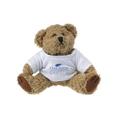 Branded Promotional CUDDLE BEAR in Brown Soft Toy From Concept Incentives.